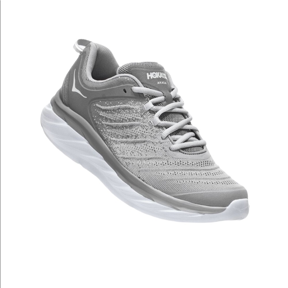 COPY - HOKA One One Makasa Akasa Gray Running Shoe 7.5